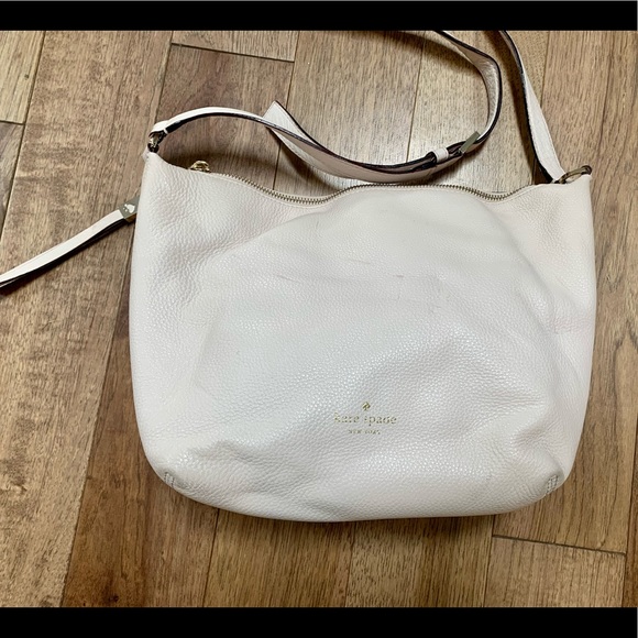 Kate Spade Pebble Leather Purse Ivory/Cream - Picture 1 of 5